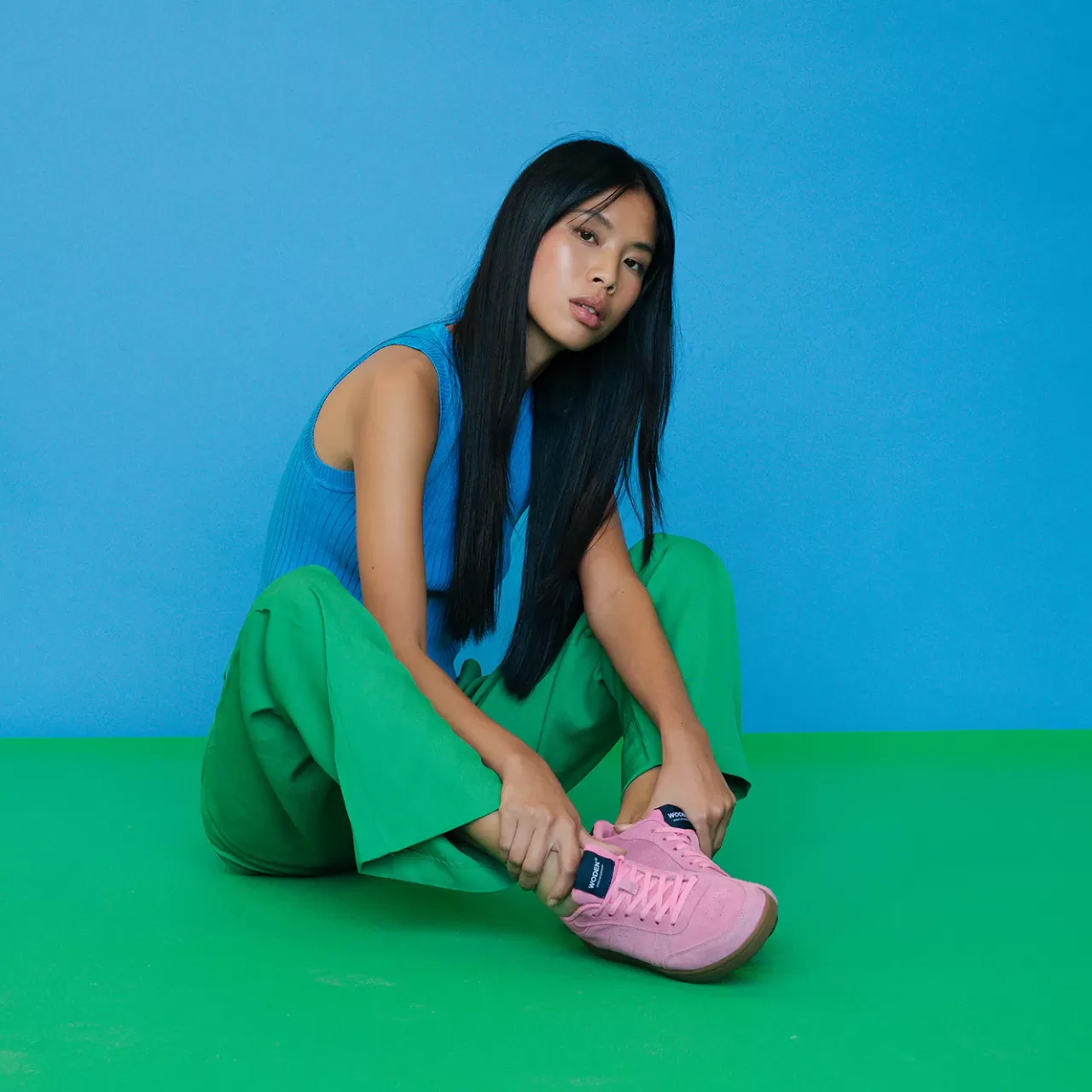 Shop WODEN Bjork Suede - Aurora Pink AuroraPink