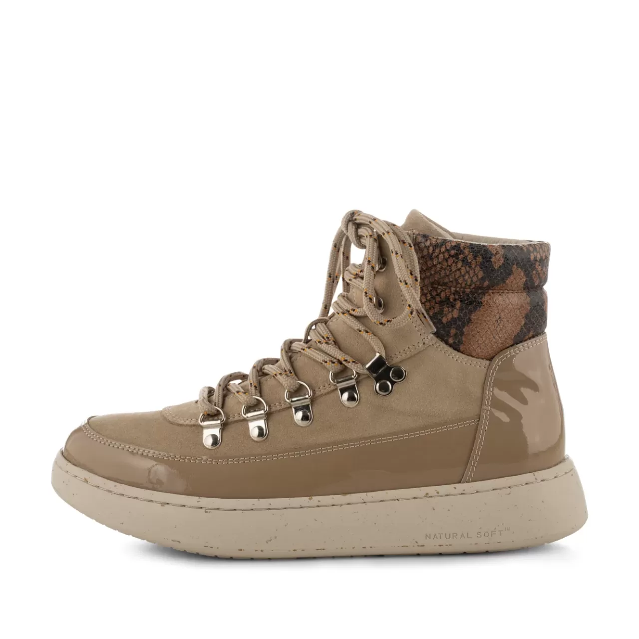 Sale WODEN Iris Snake Patent - Coffee Cream CoffeeCream