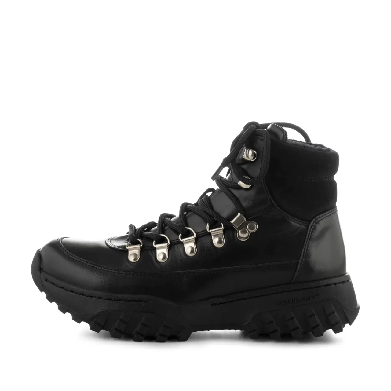 Online WODEN Iris Track Leather - Black