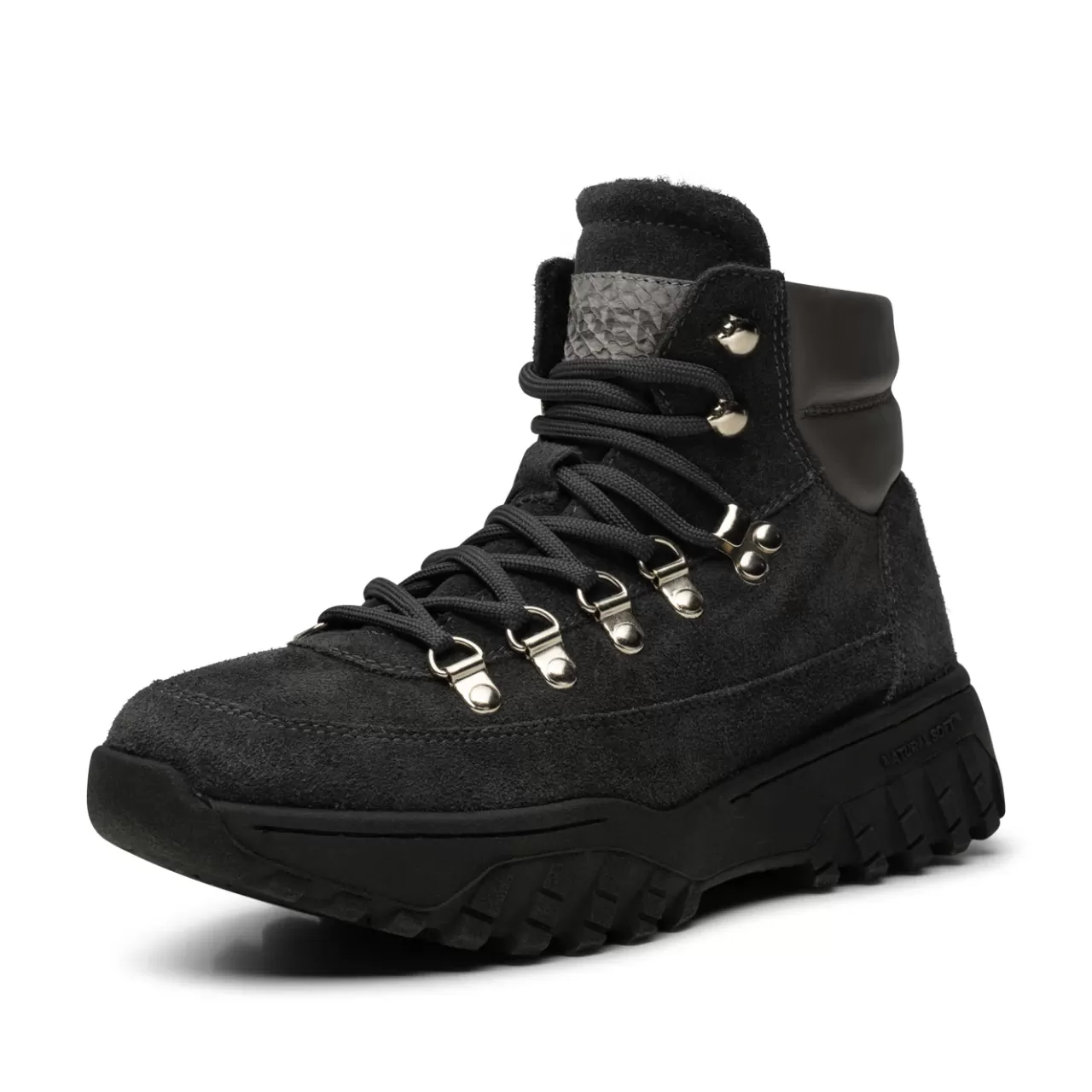 Online WODEN Iris Track Suede - Dark Grey DarkGrey