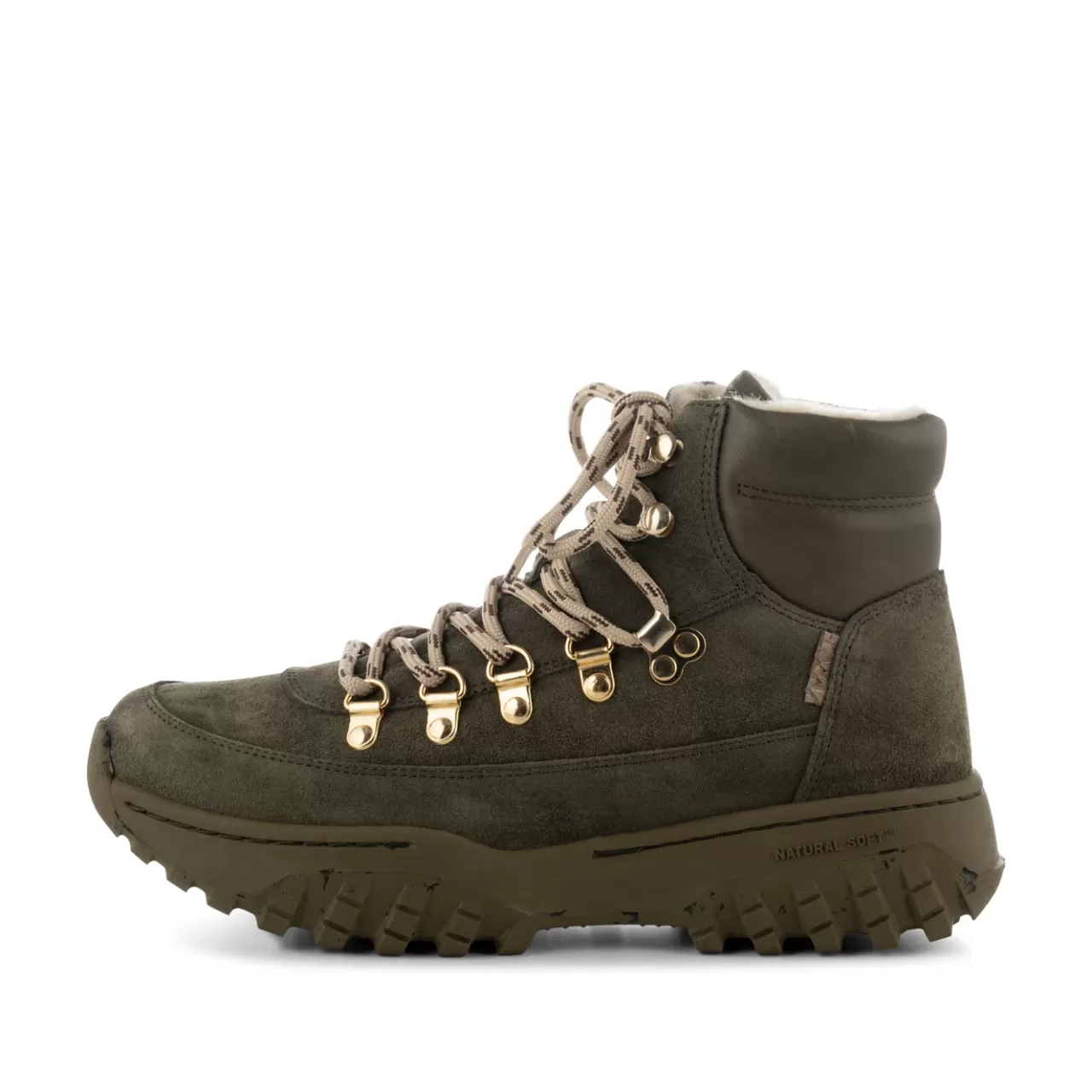 Shop WODEN Iris Track Suede - Moss