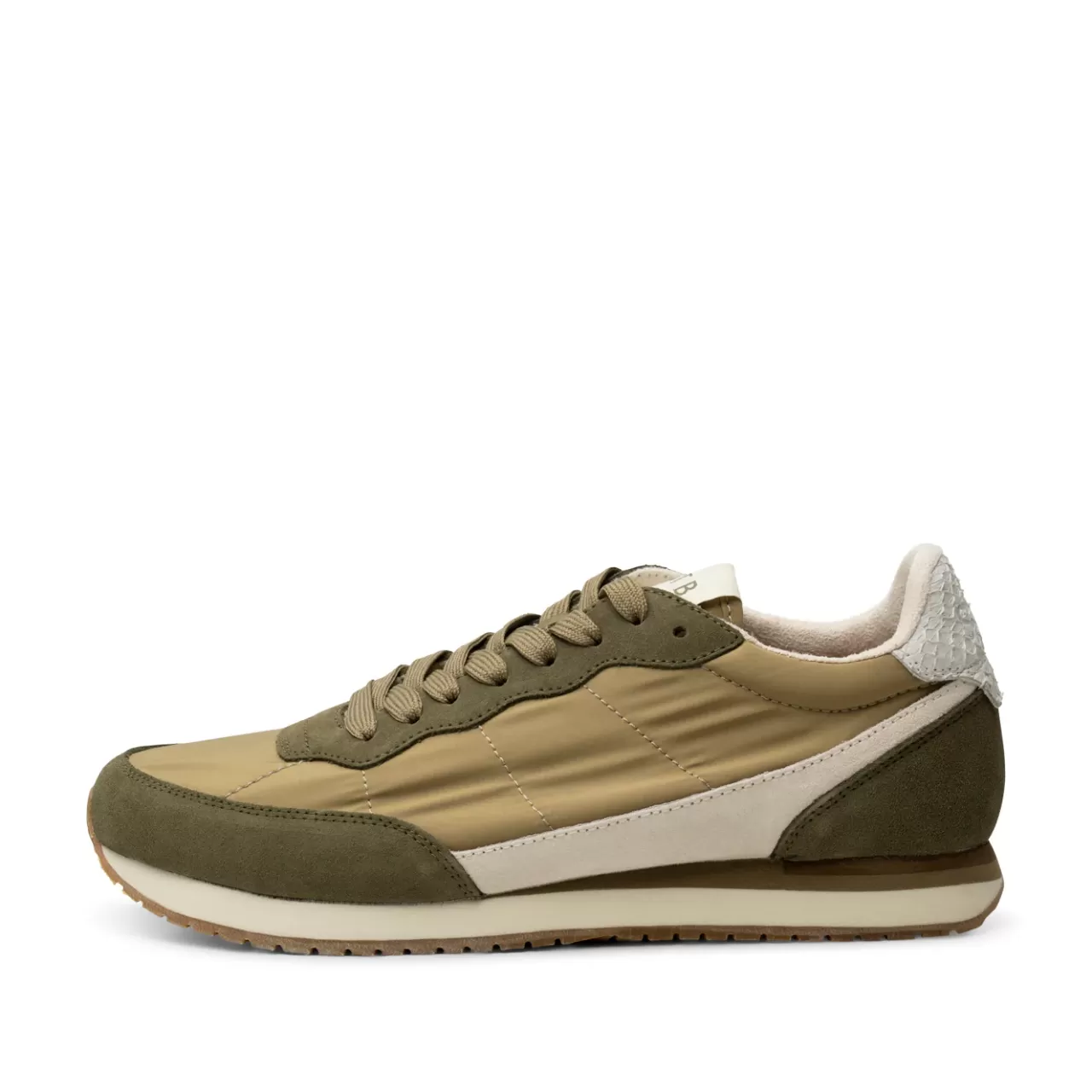 Shop WODEN Jansen retro sneaker tekstil - Khaki