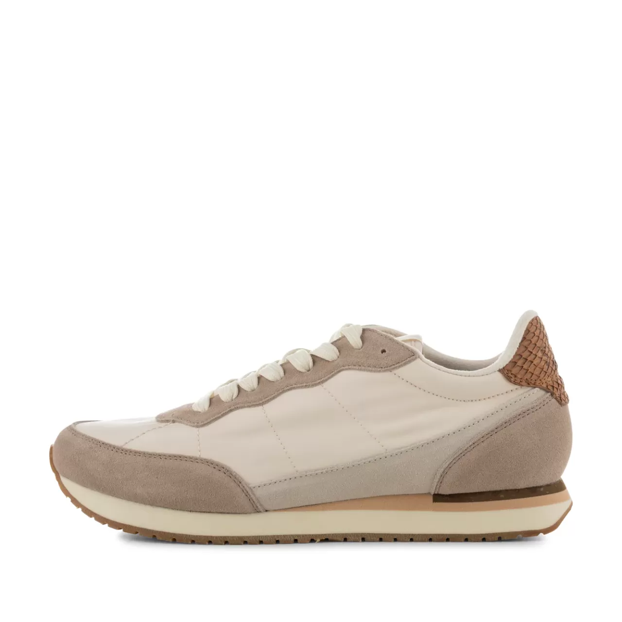 Store WODEN Jansen retro sneaker tekstil - Taupe