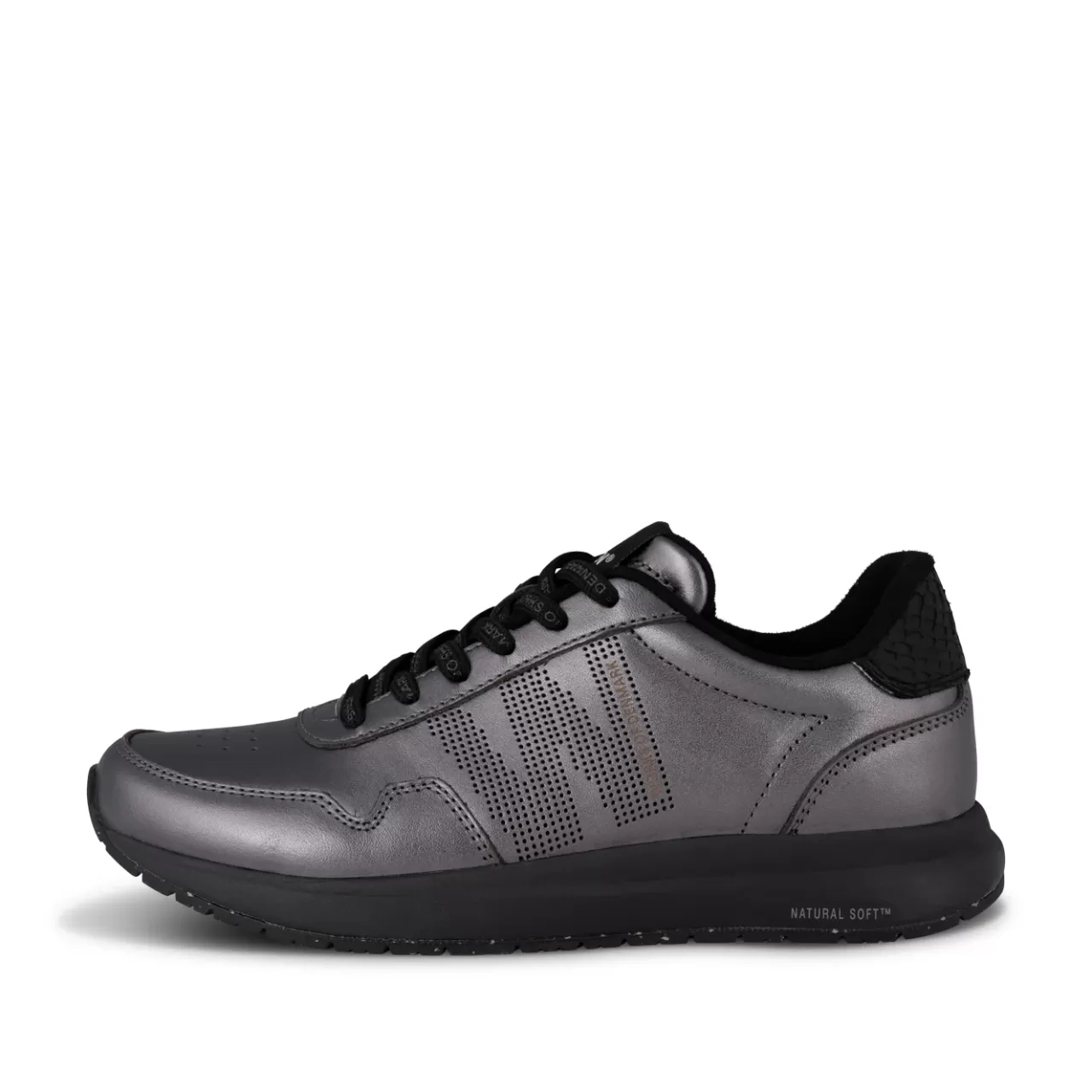 Hot WODEN JS_Nora Natural Soft Metallic - Gunmetal