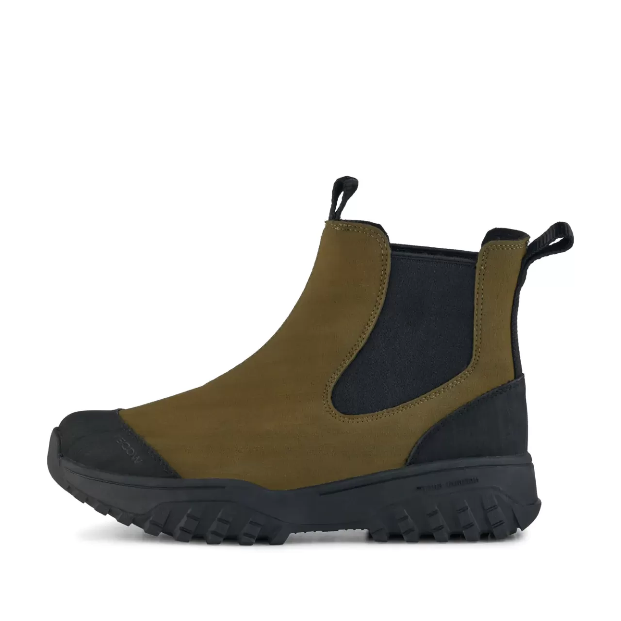 Shop WODEN Magda Rubber Track Boot  - Dark Olive/Black DarkOlive/Black