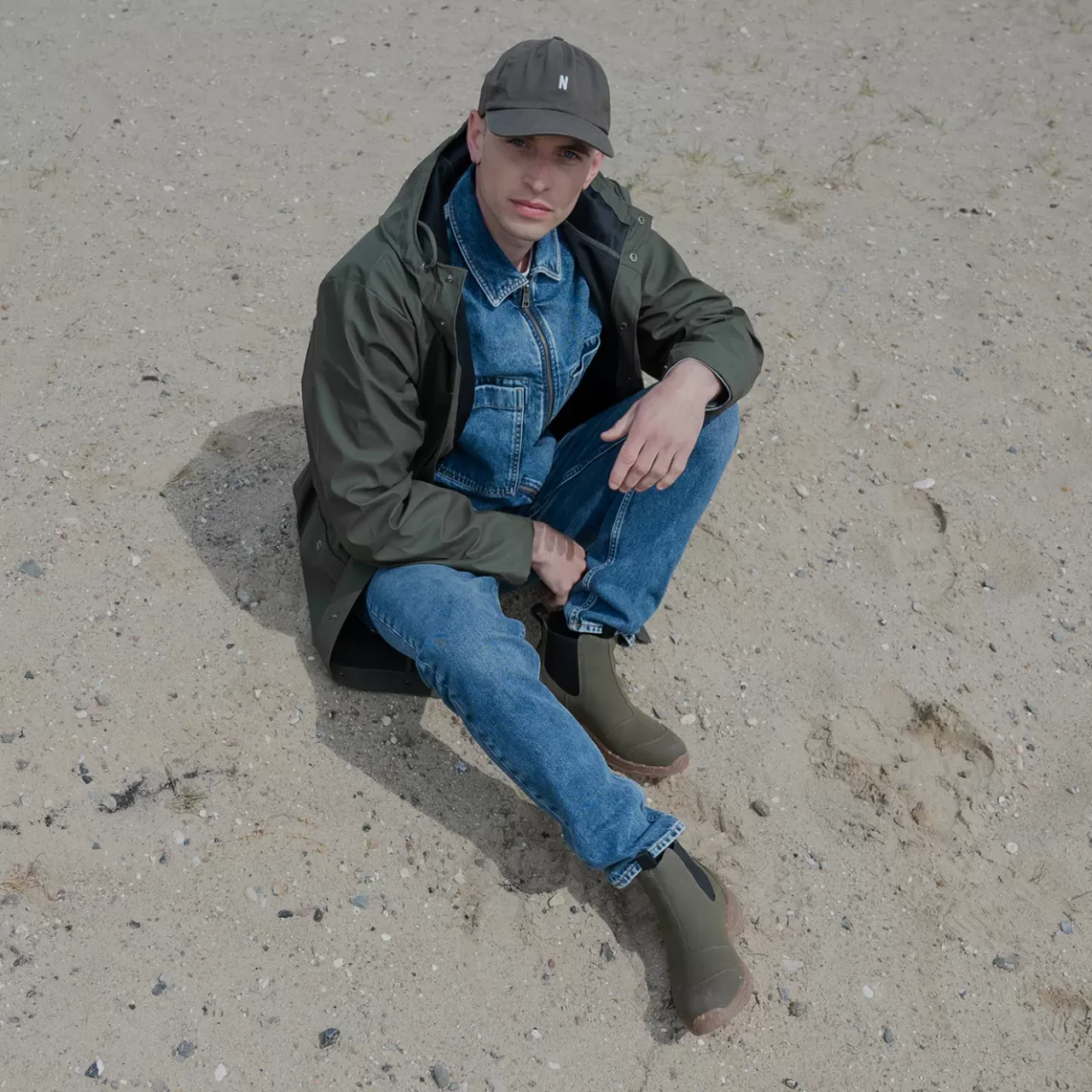 Best WODEN Melvin Track Waterproof - Dark Olive/Gum DarkOlive/Gum
