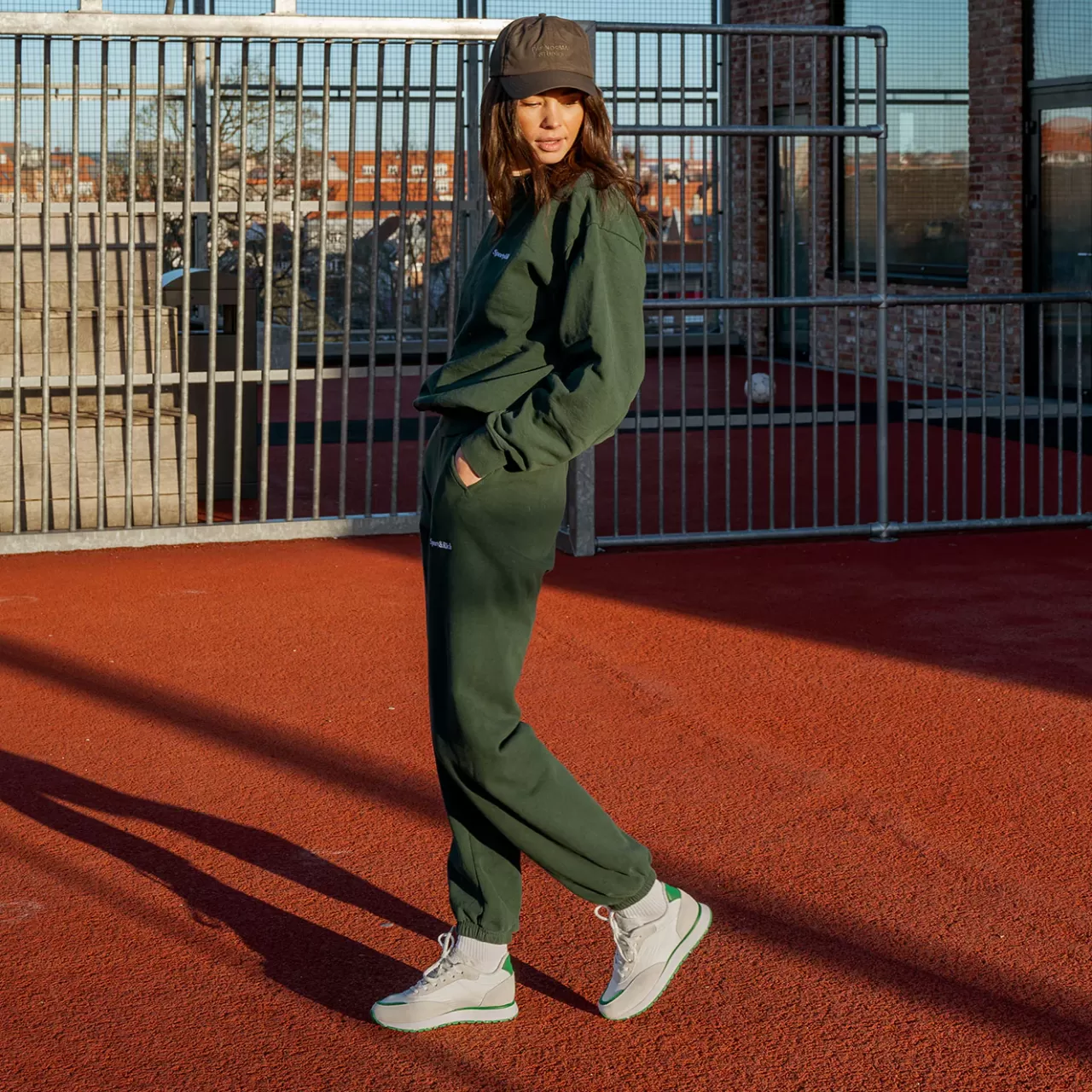 Store WODEN Nellie Soft - White/Basil