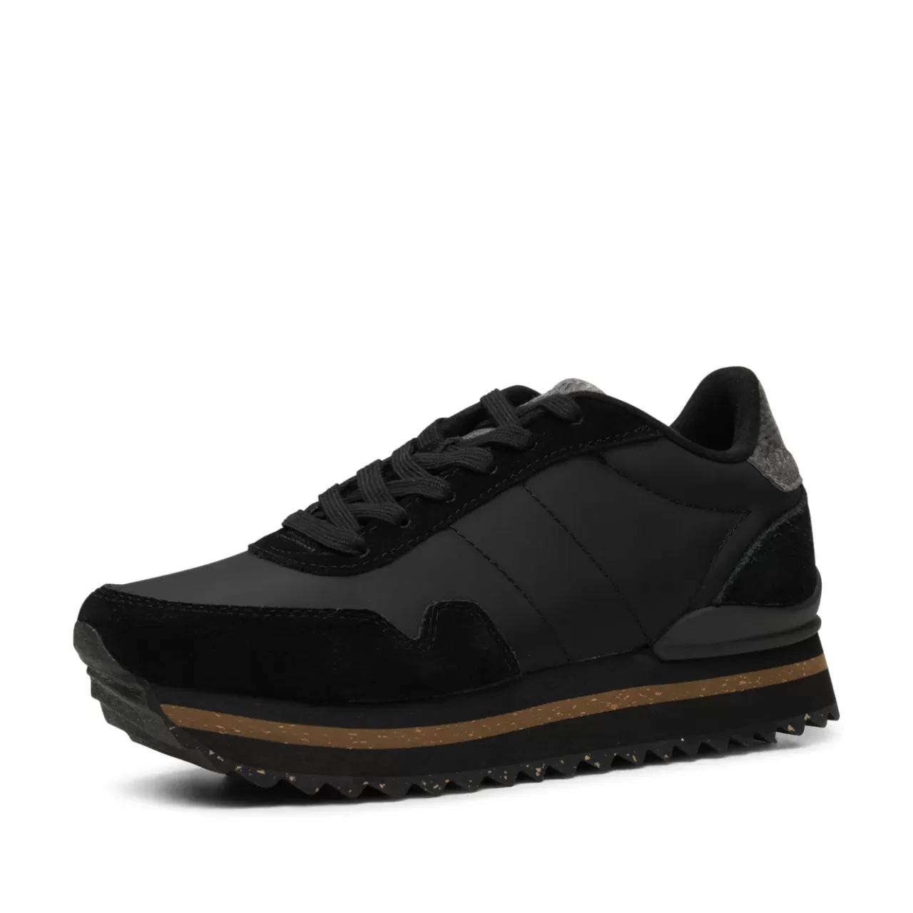 Sale WODEN Nora III Leather Plateau - Black