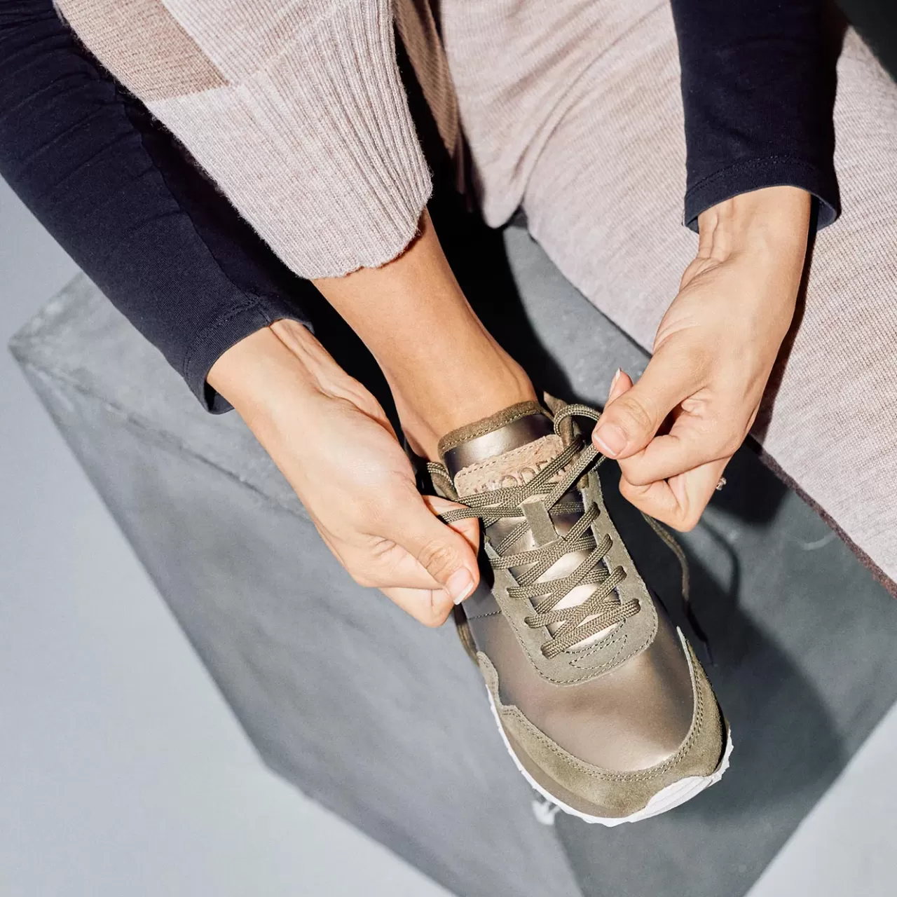 New WODEN Nora III Metallic Nylon - Moss