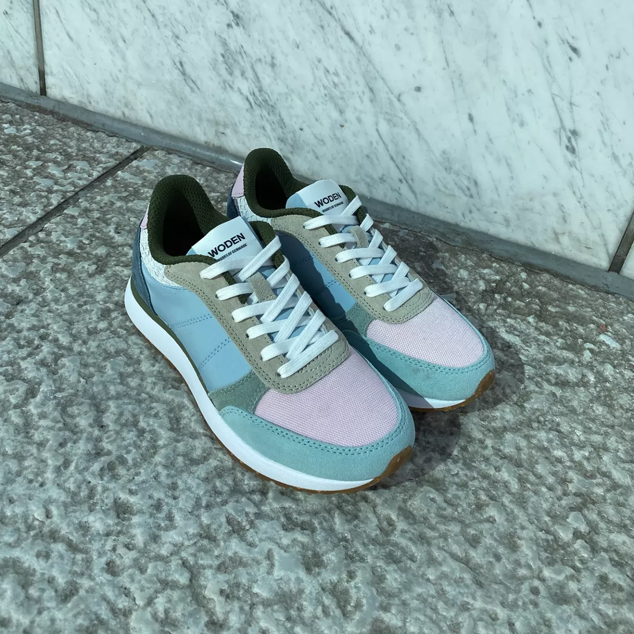 Store WODEN Ronja - Ice Blue Multi IceBlueMulti