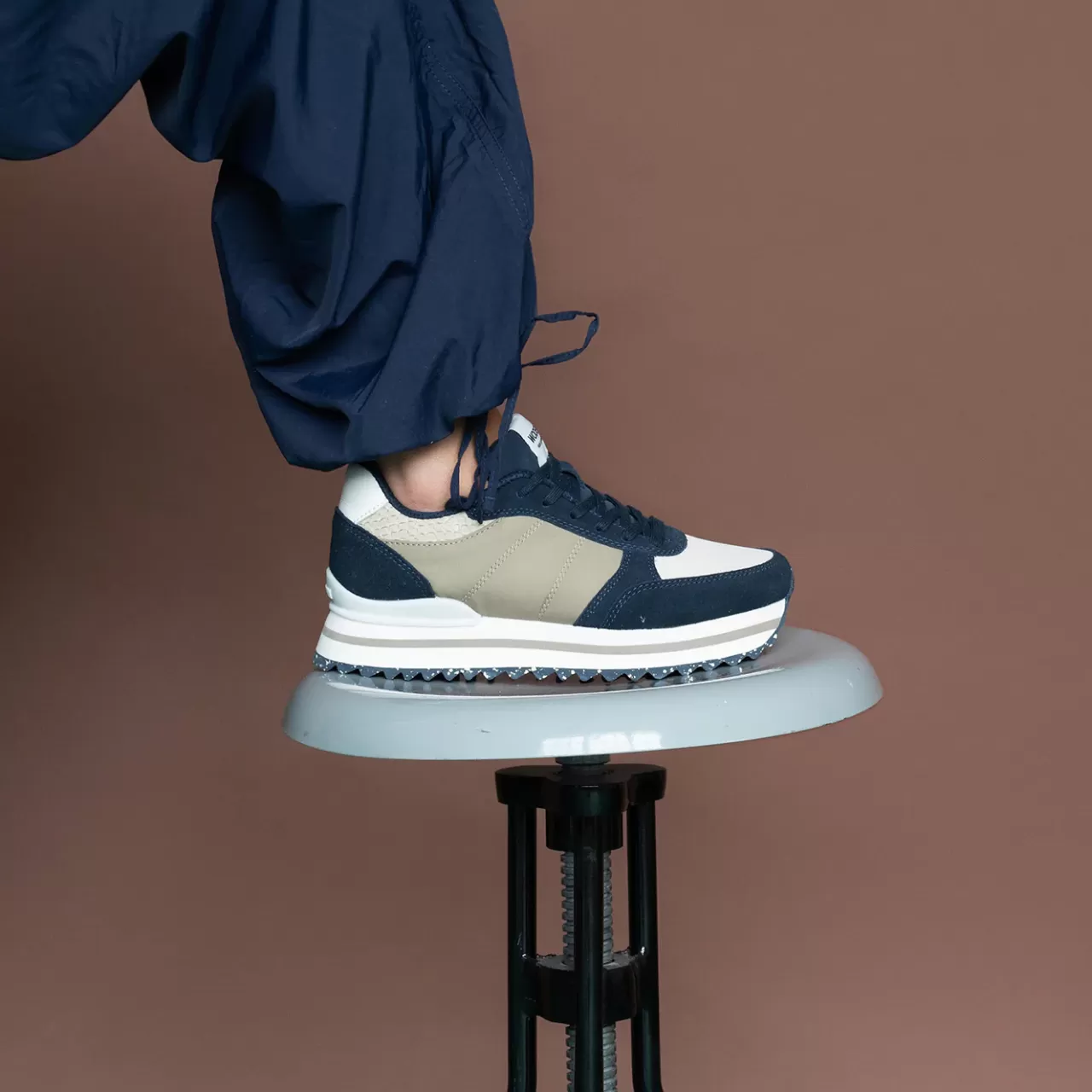 Cheap WODEN Ronja Plateau - Navy Multi NavyMulti