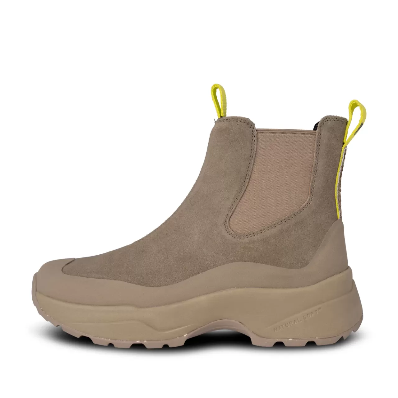 Fashion WODEN Solveig Suede Waterproof - Silver Mink SilverMink