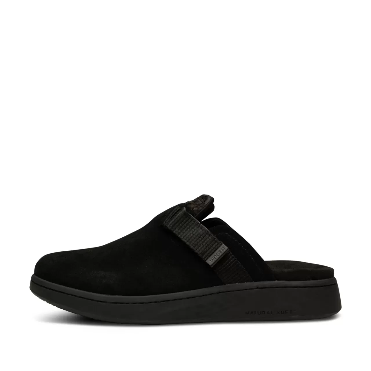 Discount WODEN Vega Clog Suede - Black