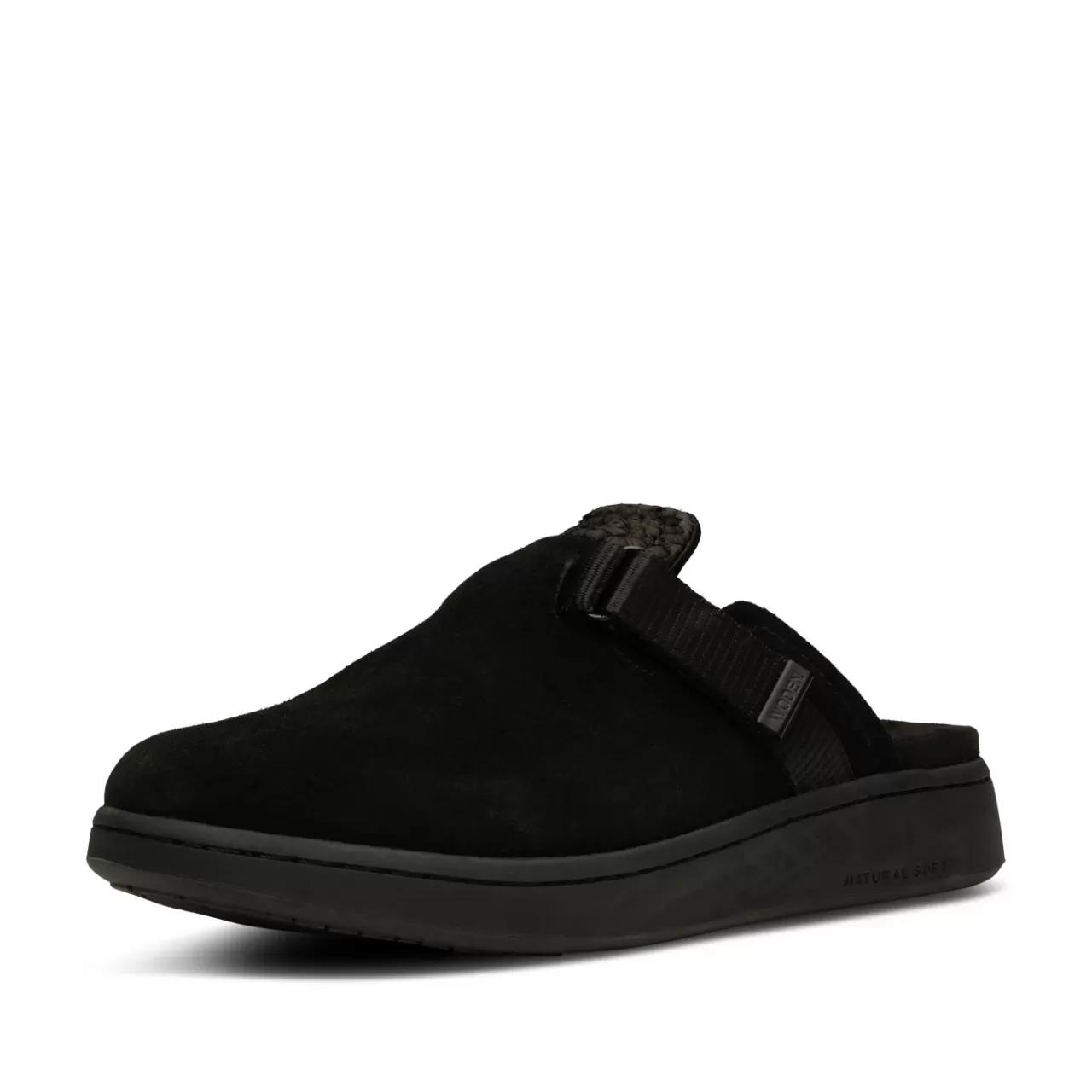 Discount WODEN Vega Clog Suede - Black