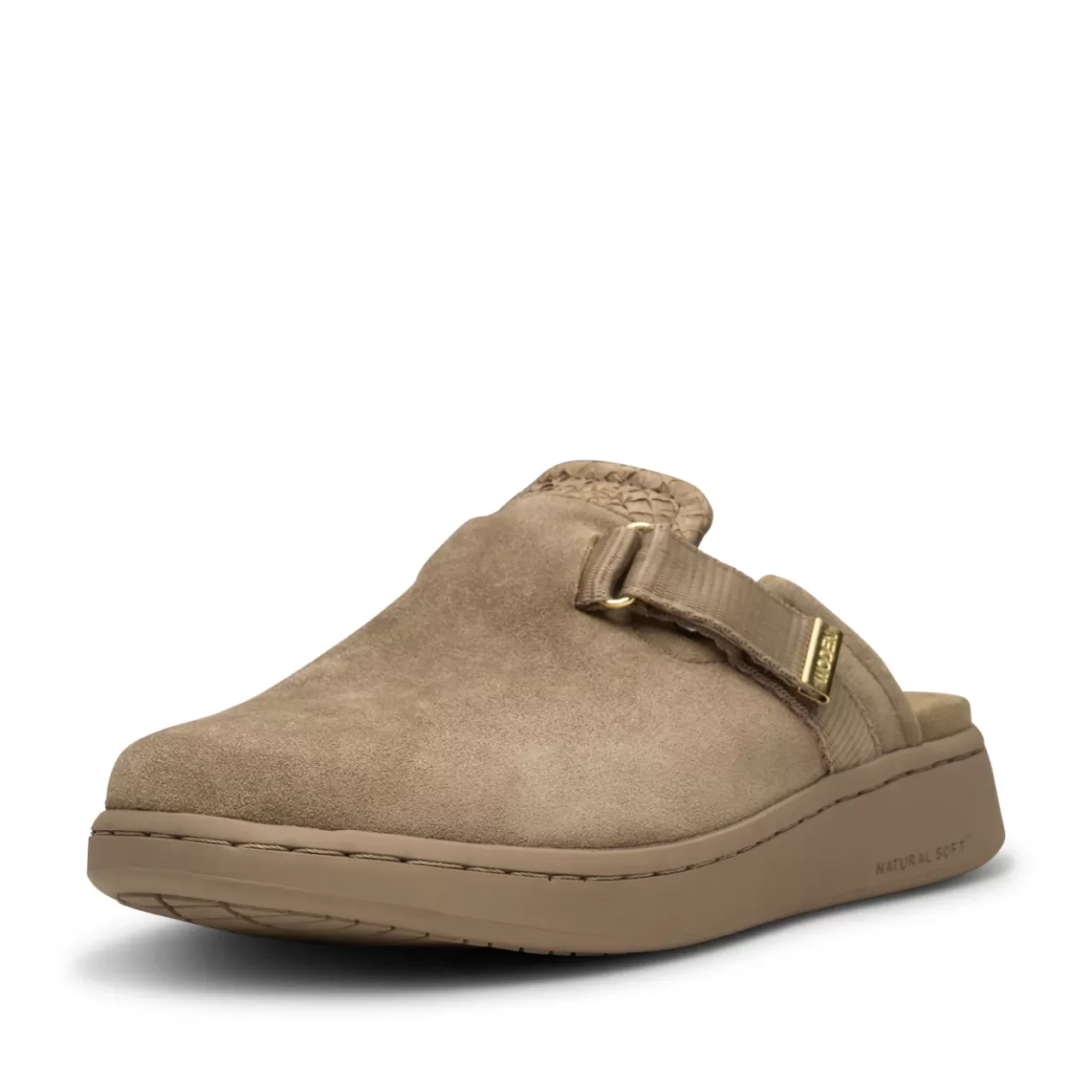 Clearance WODEN Vega Clog Suede - Silver Mink SilverMink