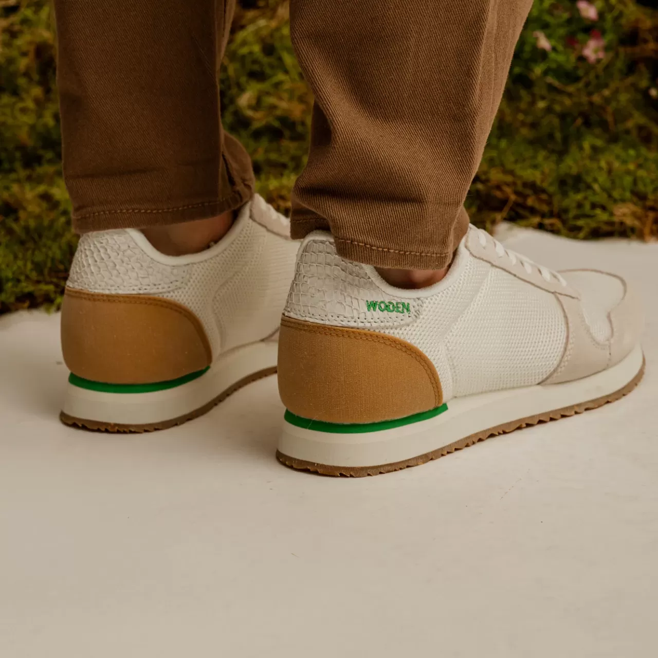 Discount WODEN Ydun Icon - White/Basil