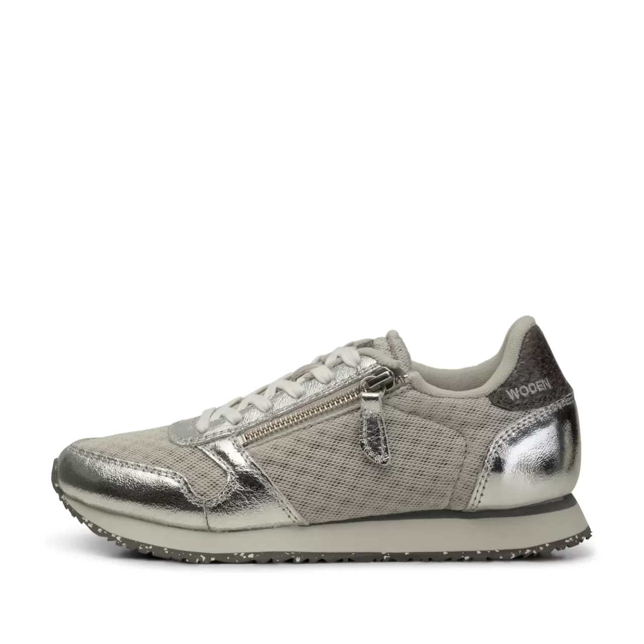 Online WODEN Ydun Metallic Zipper - Sea Fog Grey SeaFogGrey