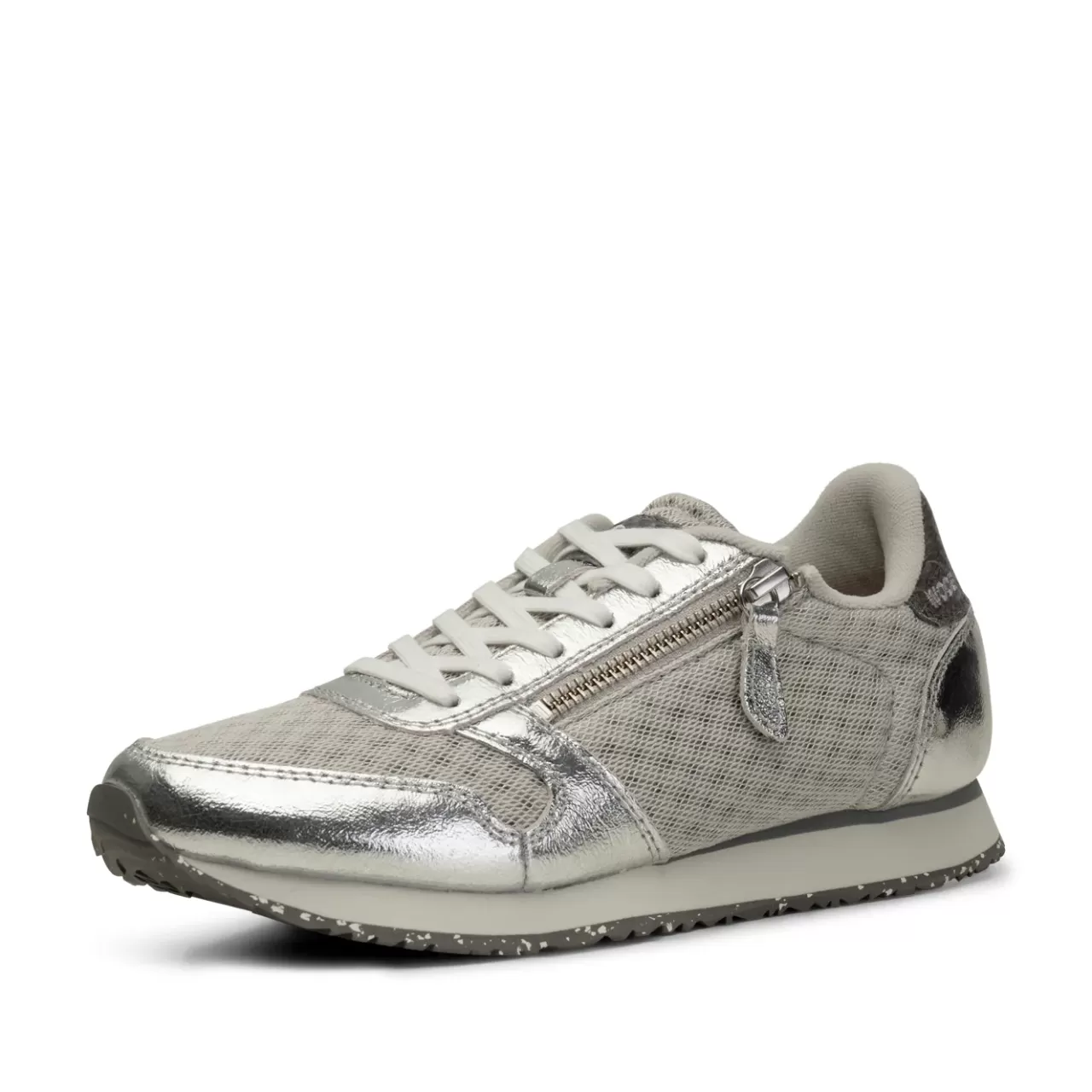 Online WODEN Ydun Metallic Zipper - Sea Fog Grey SeaFogGrey